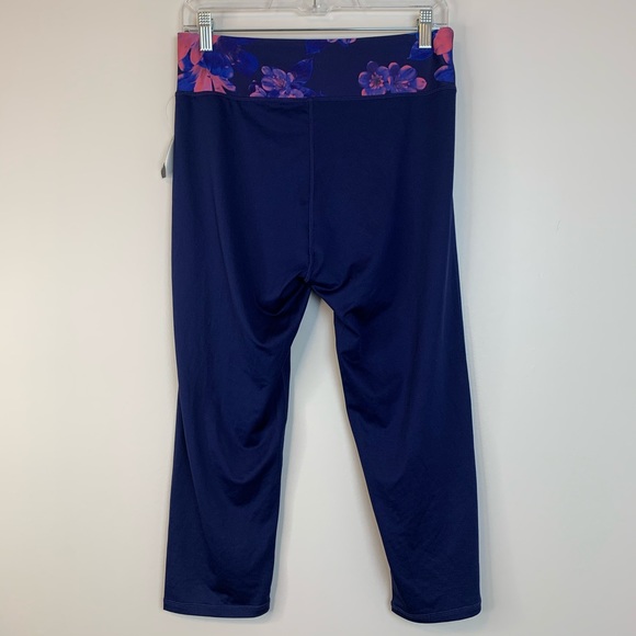 Adore Me Blue Cropped Leggings NWT - Picture 3 of 3